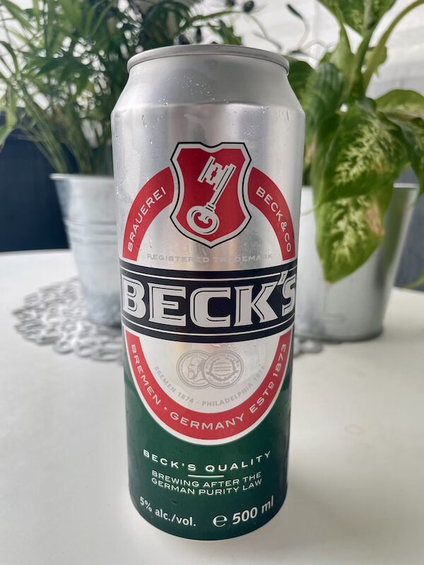 Beck's(ベックス)ビールのラベル