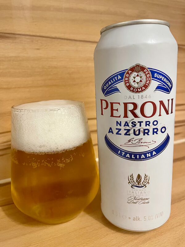 PERONI(ペローニ)ナストロアズーロの缶