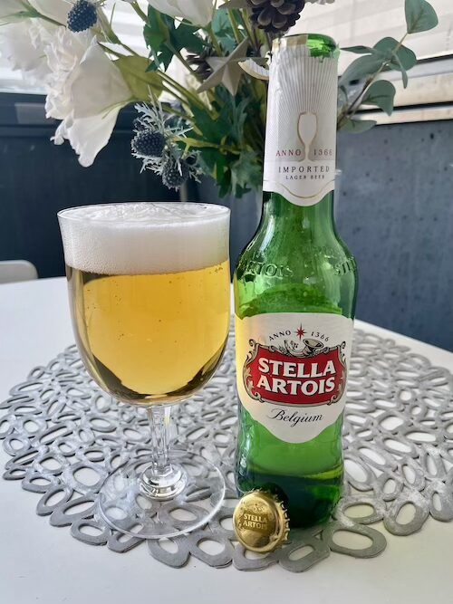 ステラアルトワの瓶ビール