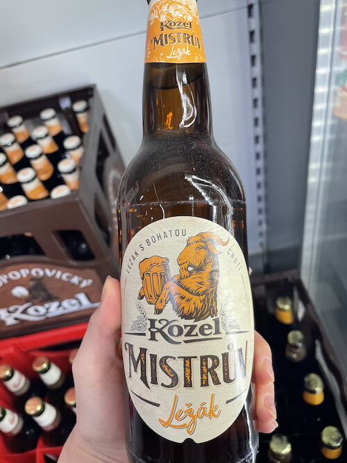 スーパーで見つけたKozel Mistrův(コゼル・ミストゥルフ)