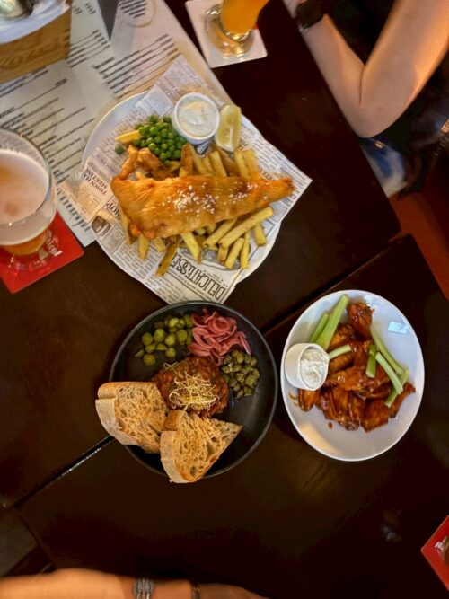 フランチスカーナーと一緒に楽しんだ料理