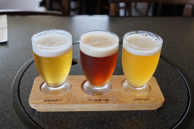ビール飲み比べ
