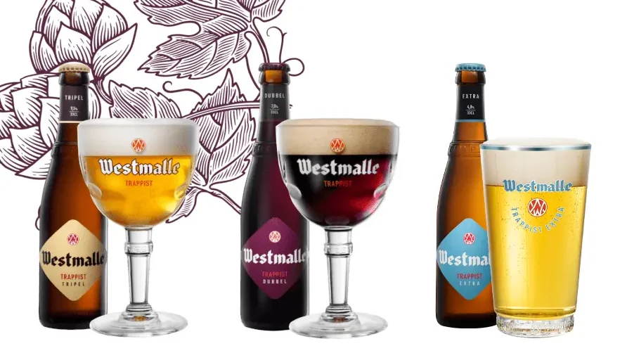 Westmalleのビール3種類