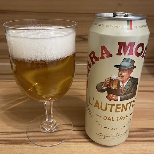 Birra Moretti(ビッラ・モレッティ)の缶ビール