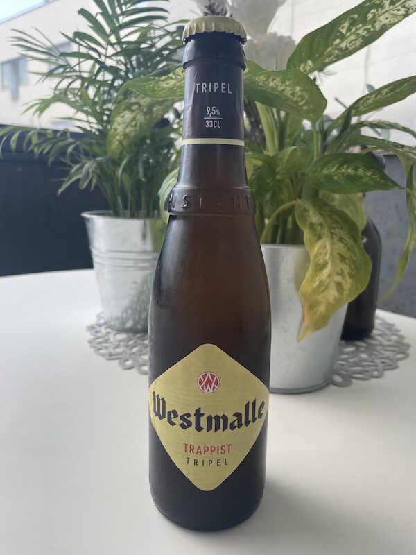 Westmalle(ウェストマール)トリプルのラベル