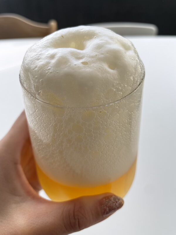 WestmalleのTripel(トリプル)の泡