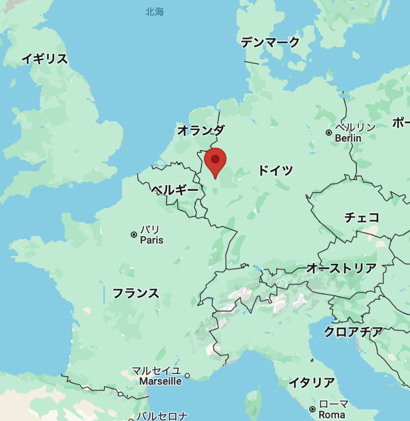ドイツ・ケルンの場所