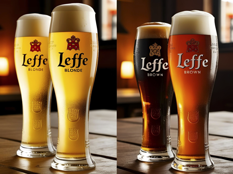 LeffeブロンドとLeffeブラウン