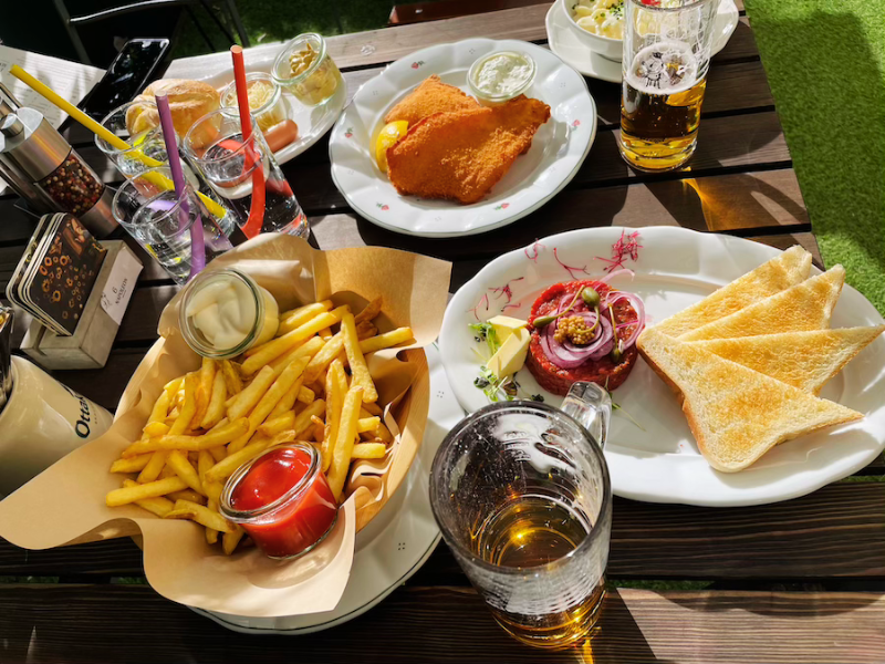 ヨーロッパビールと現地の美味しい料理