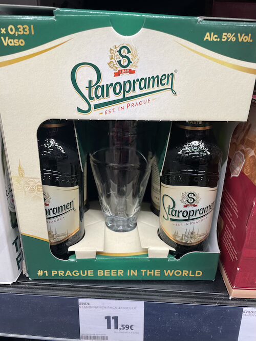 スペイン・マドリードのスーパーでもスタロプラメン発見！