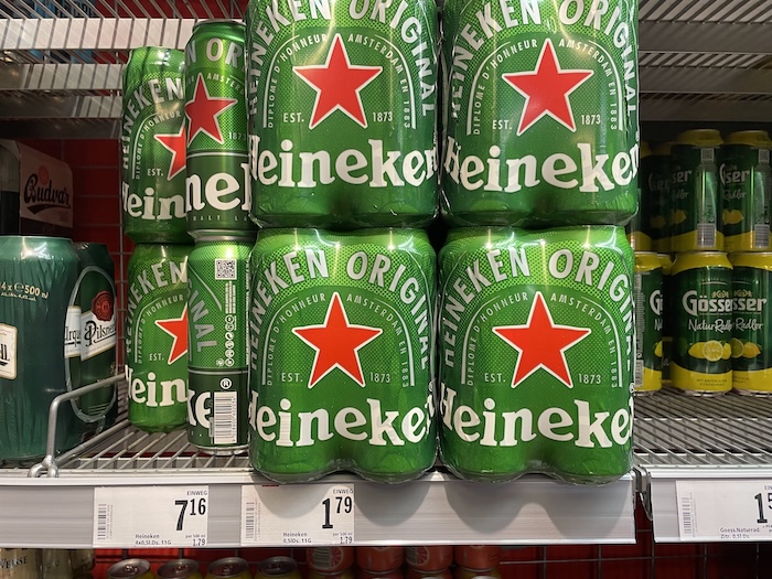 海外ビールといえばハイネケン