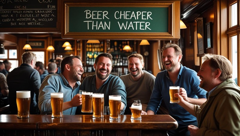 ヨーロッパでは水よりビールが安い