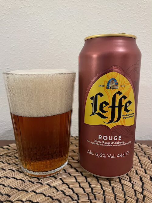 Leffe（レフ）ルージュの缶