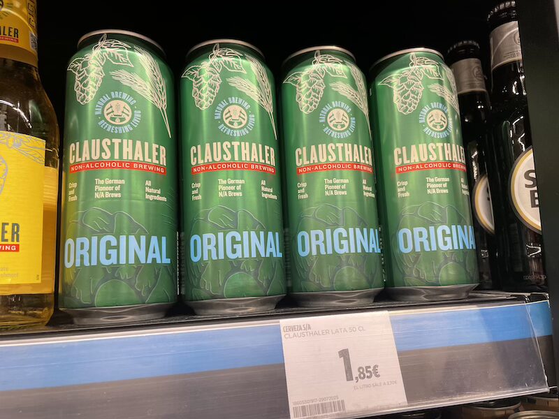 スペイン・マドリードのスーパーにてCLAUSTHALER