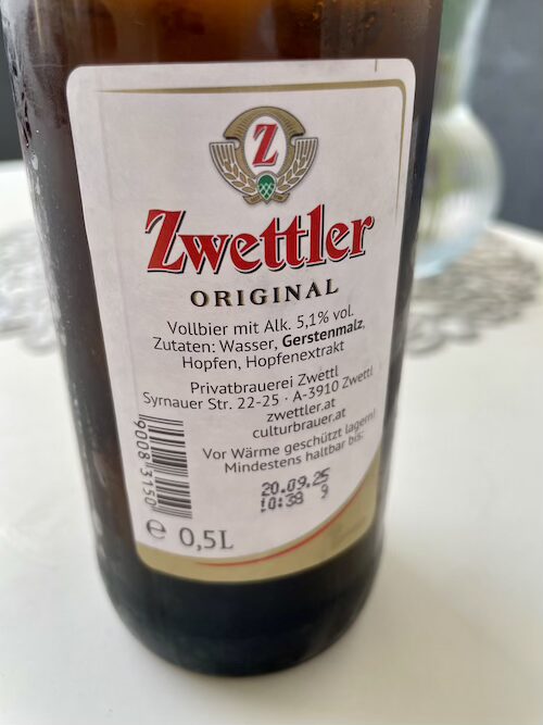 Zwettlerラベル裏面