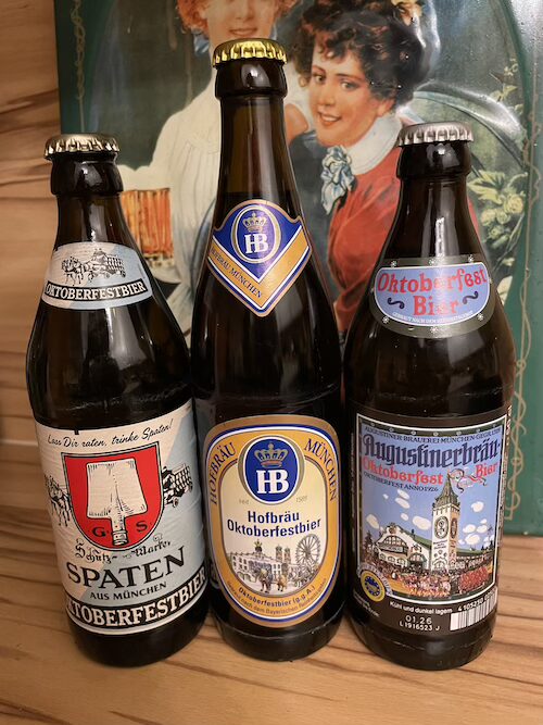 ドイツのオクトーバーフェストビア 3種類