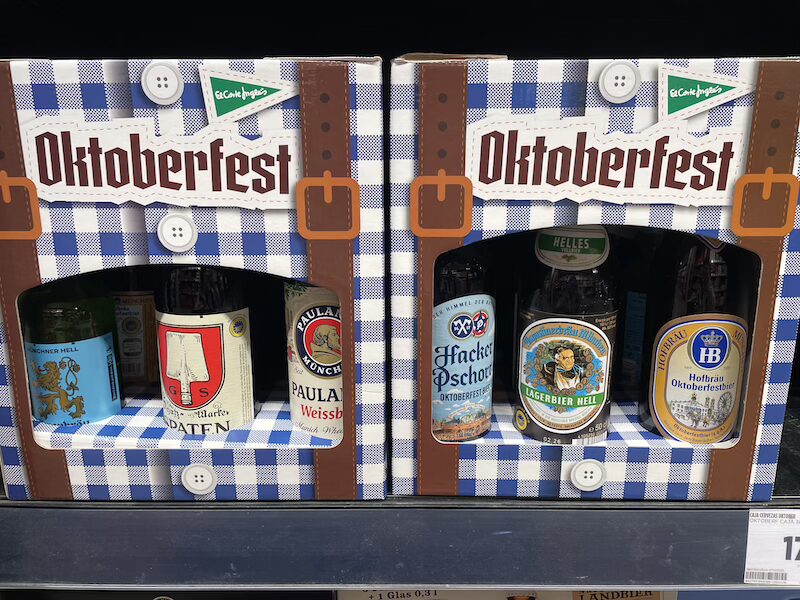 スペインのスーパーで売られていたオクトーバーフェストビア