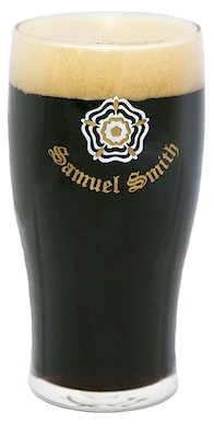 サミュエル・スミス チョコレートスタウトのグラス