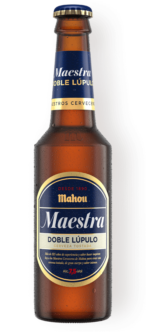 Mahou Maestra Doble Lúpulo (マオウ・マエストラ・ドブレ・ルプーロ)のラベル